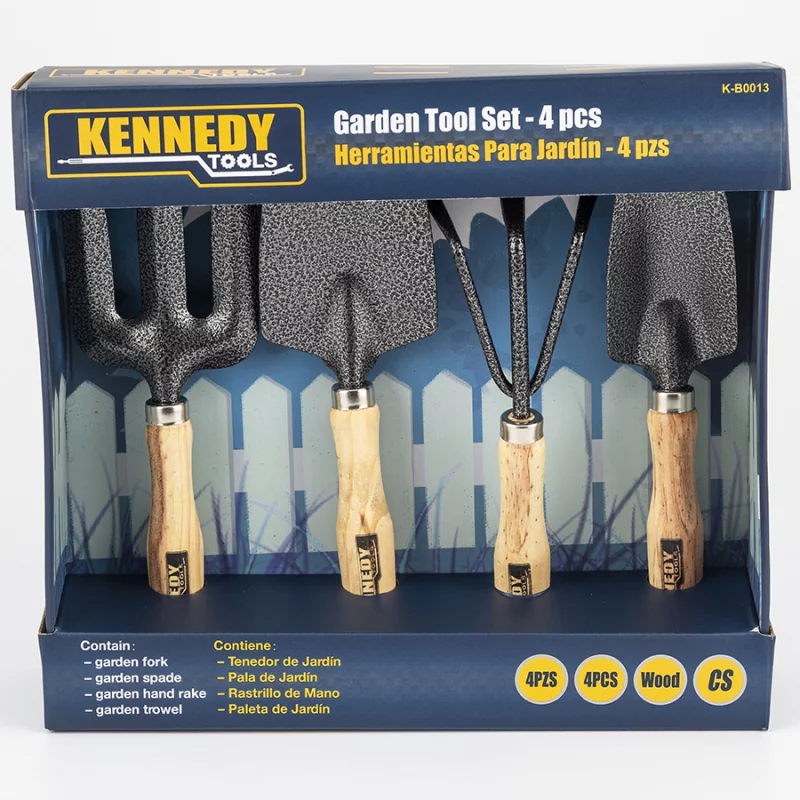 Herramientas Jardinería Kennedy Tools K-B0013 Set X4 Piezas