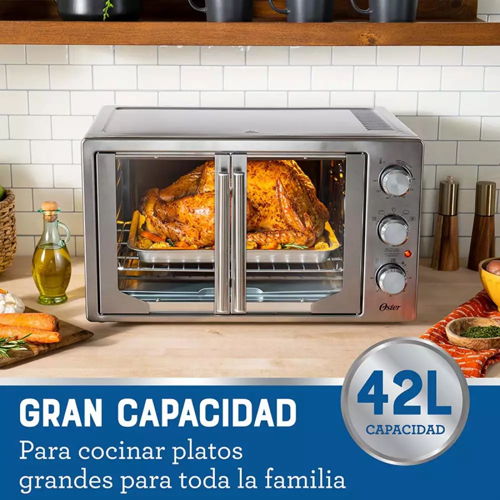 Horno Digital con Freidora de Aire 42 Litros Oster