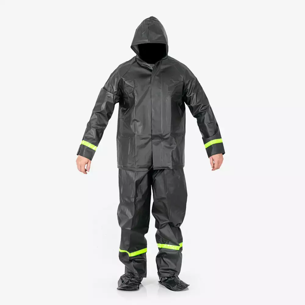 Impermeable Moto Zapatones + 2Pz L Pvc Exprtplus Tl