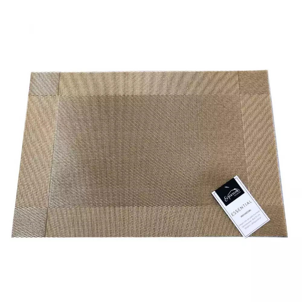 Individual Expressions Pvc Rectangular 45X30Cm Metals Oro