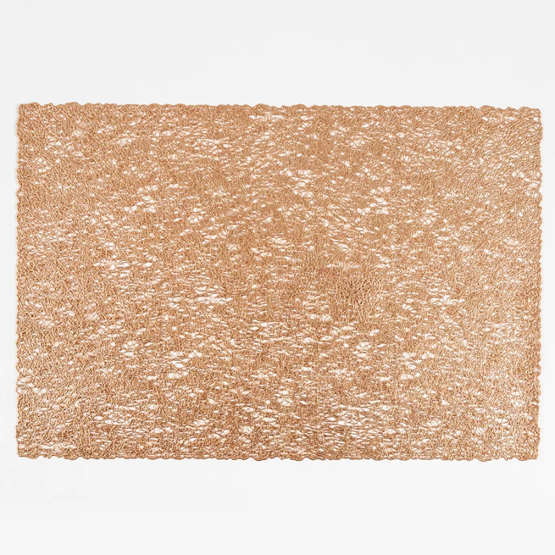 Individual Expressions  Pvc Rectangular 45X30Cm Spagueth Copper