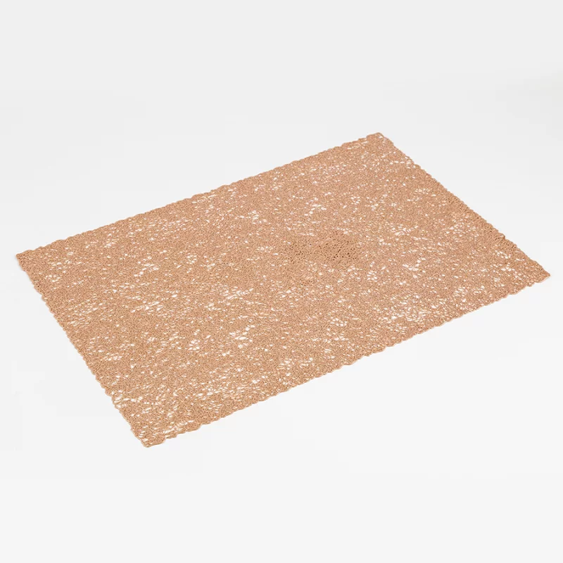 Individual Expressions  Pvc Rectangular 45X30Cm Spagueth Copper