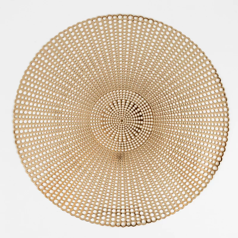 Individual Expressions Pvc Redondo 38 Cm Pressed Gold