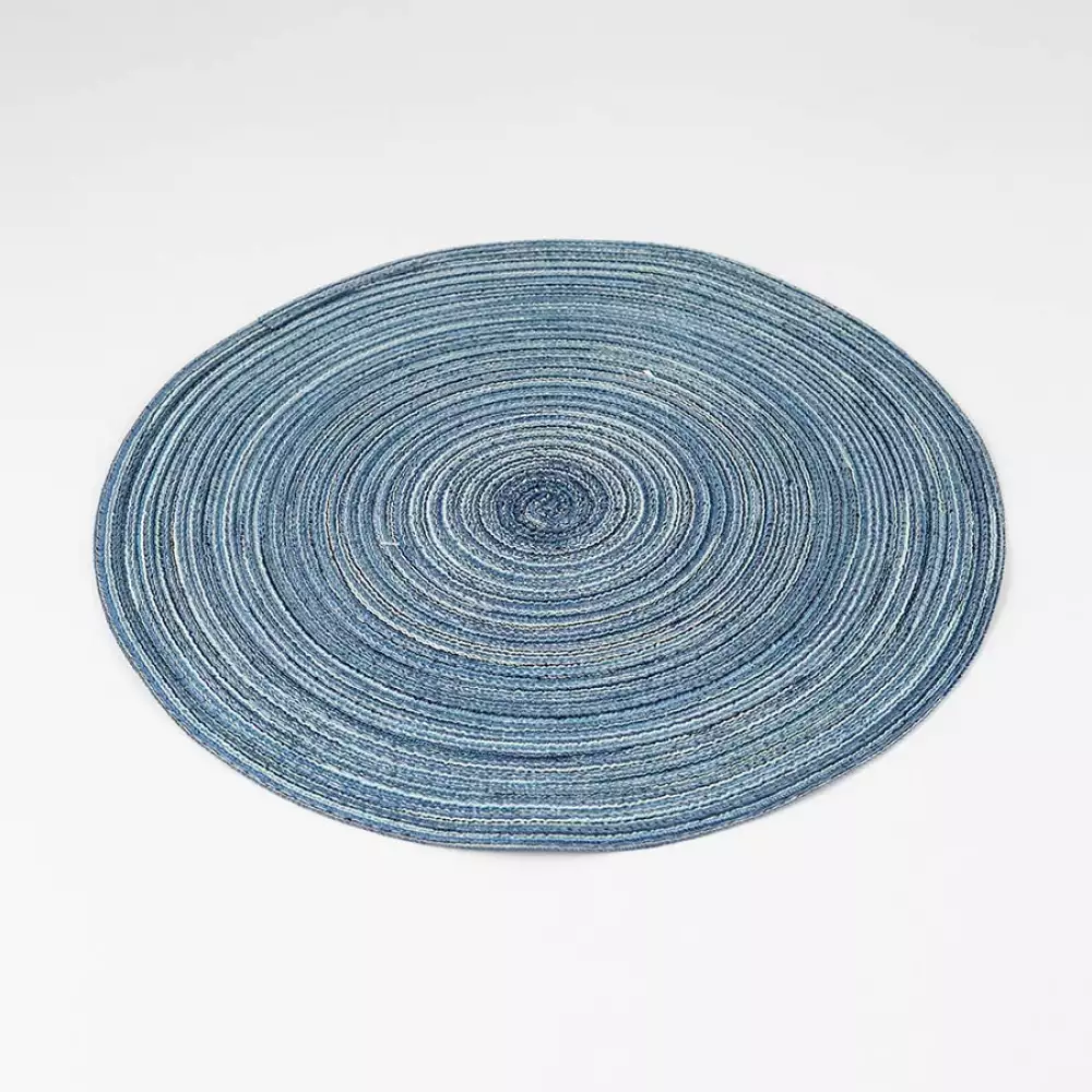 Individual Expressions Redondo 38X38Cm Azul Poliester Mapp-17102-