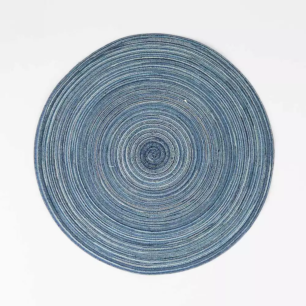 Individual Expressions Redondo 38X38Cm Azul Poliester Mapp-17102-