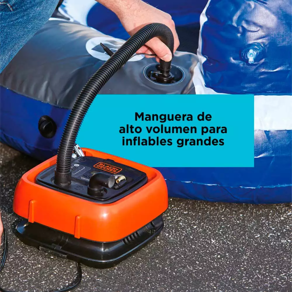 Inflador Black And Decker Multiproposito 12 V Bdinf12-La