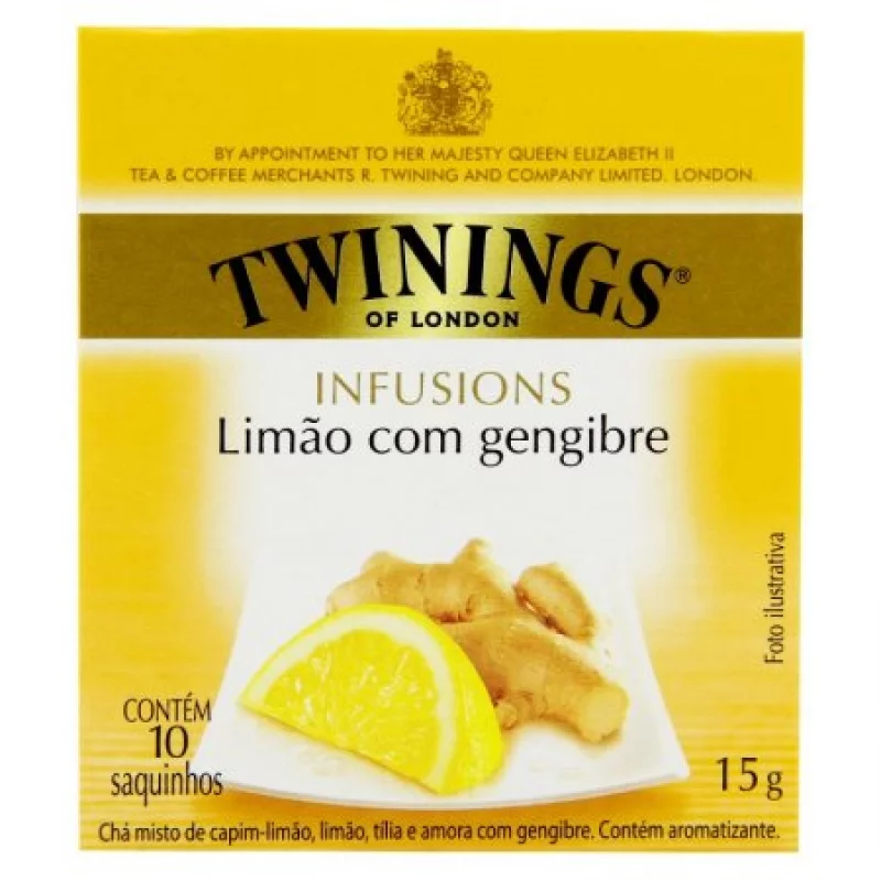 Infusión Limón + Jengibre Twinings 15 Gramos X 10 Bolsas