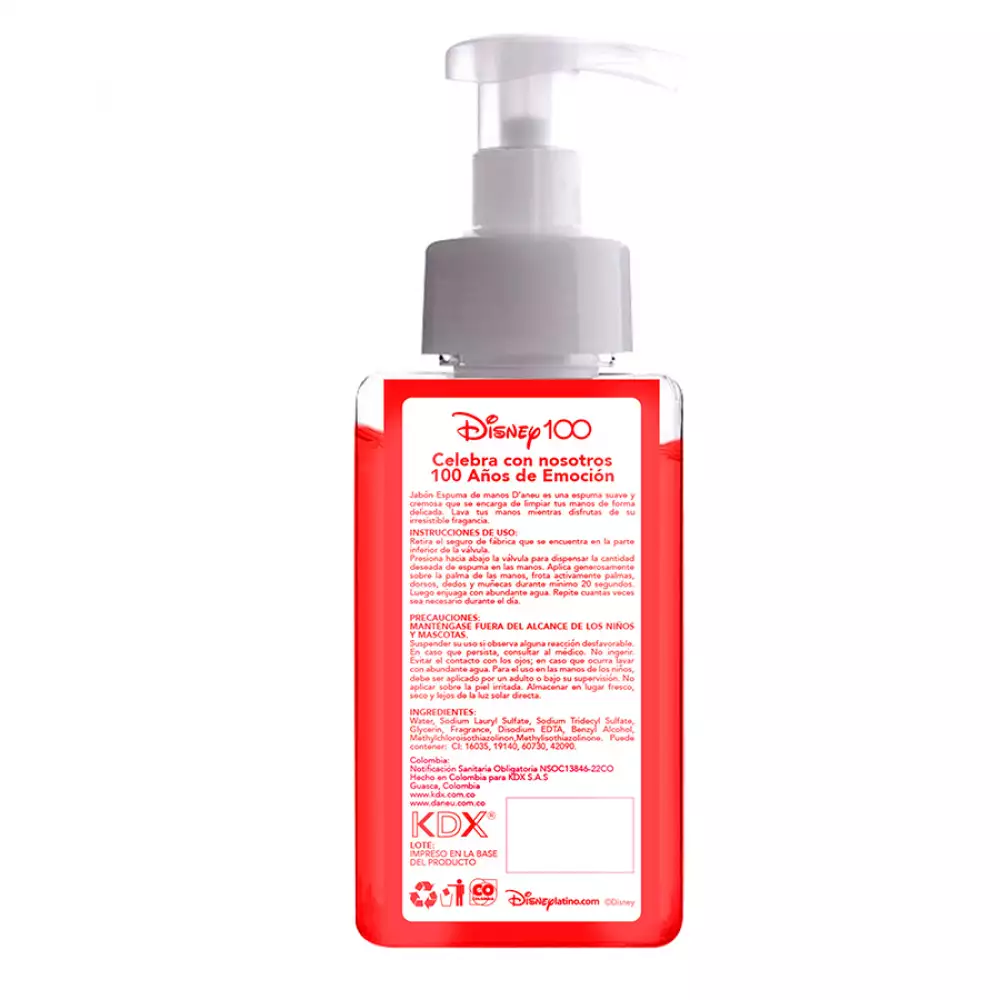 Jabon Espumoso Minnie Daneu 400 Ml 88Pt30277U