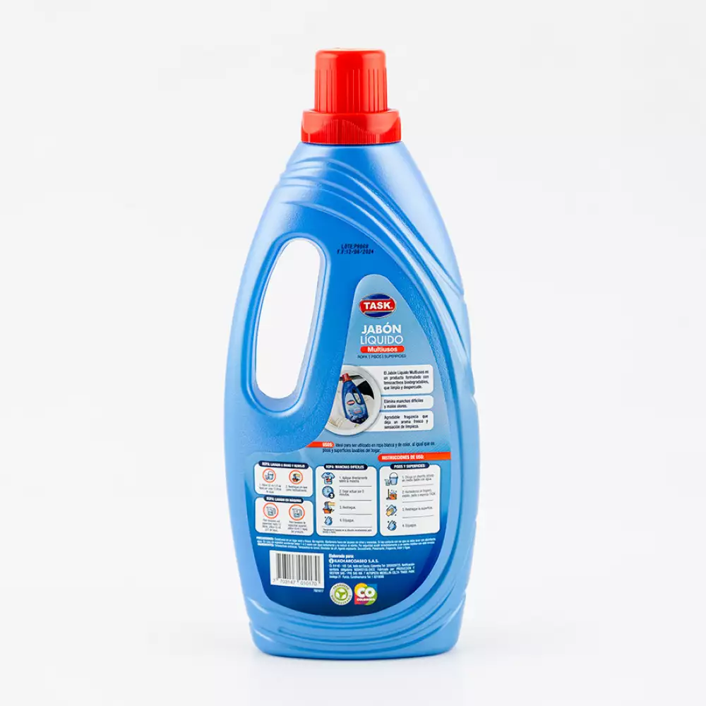 Jabon Liquido Task 1 Lt Sin Aroma 7001017