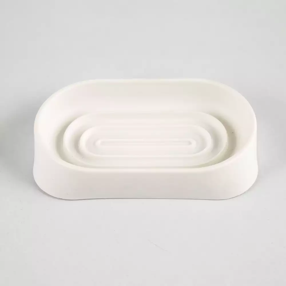 Jabonera Expressions 12X2X7Cm Blanco Polipropileno Ge11A00009B