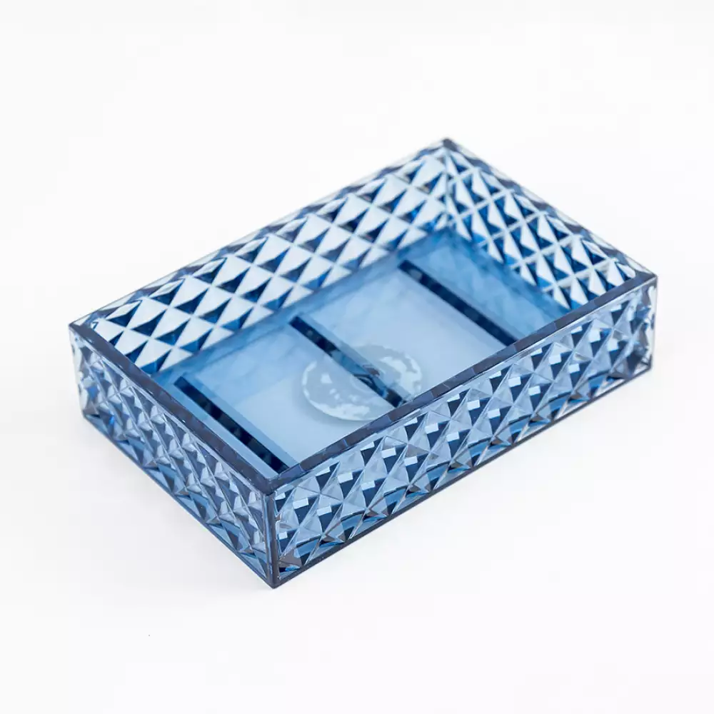 Jabonera Expressions 12X3X8Cm Azul Polietileno Ge11A00004B