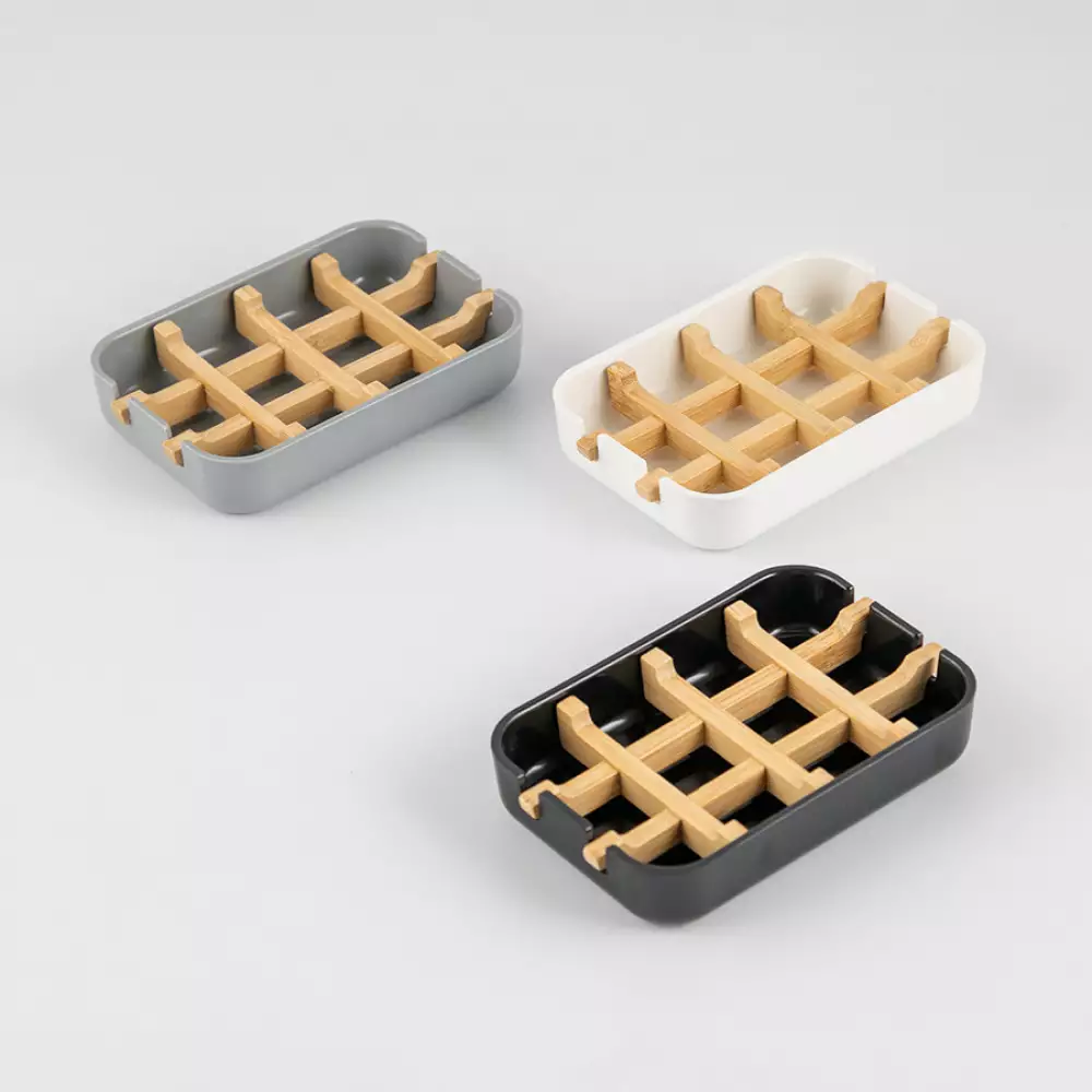 Jabonera Ubl Eco 12X8Cm Unicolor Fibra Bamboo