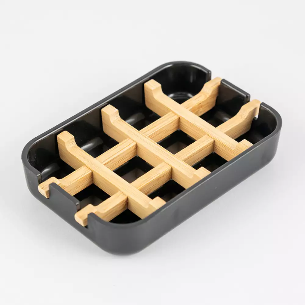 Jabonera Ubl Eco 12X8Cm Unicolor Fibra Bamboo