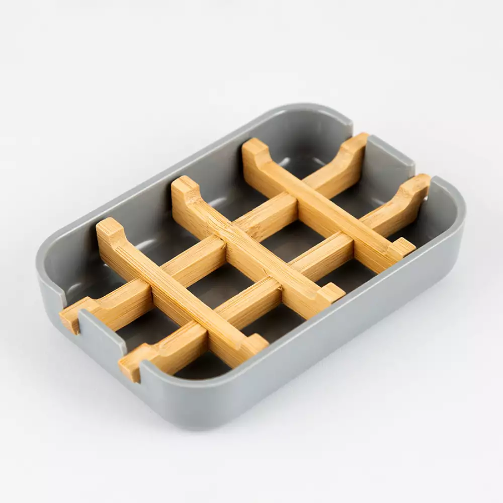 Jabonera Ubl Eco 12X8Cm Unicolor Fibra Bamboo