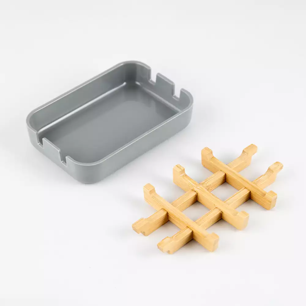 Jabonera Ubl Eco 12X8Cm Unicolor Fibra Bamboo