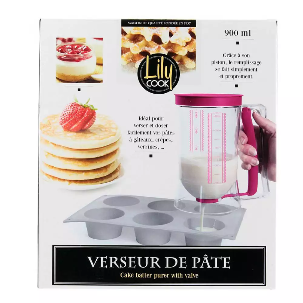 Jarra Lily Cook Dosificadora De Masa De Pancake 300Ml En Plasticokp5115