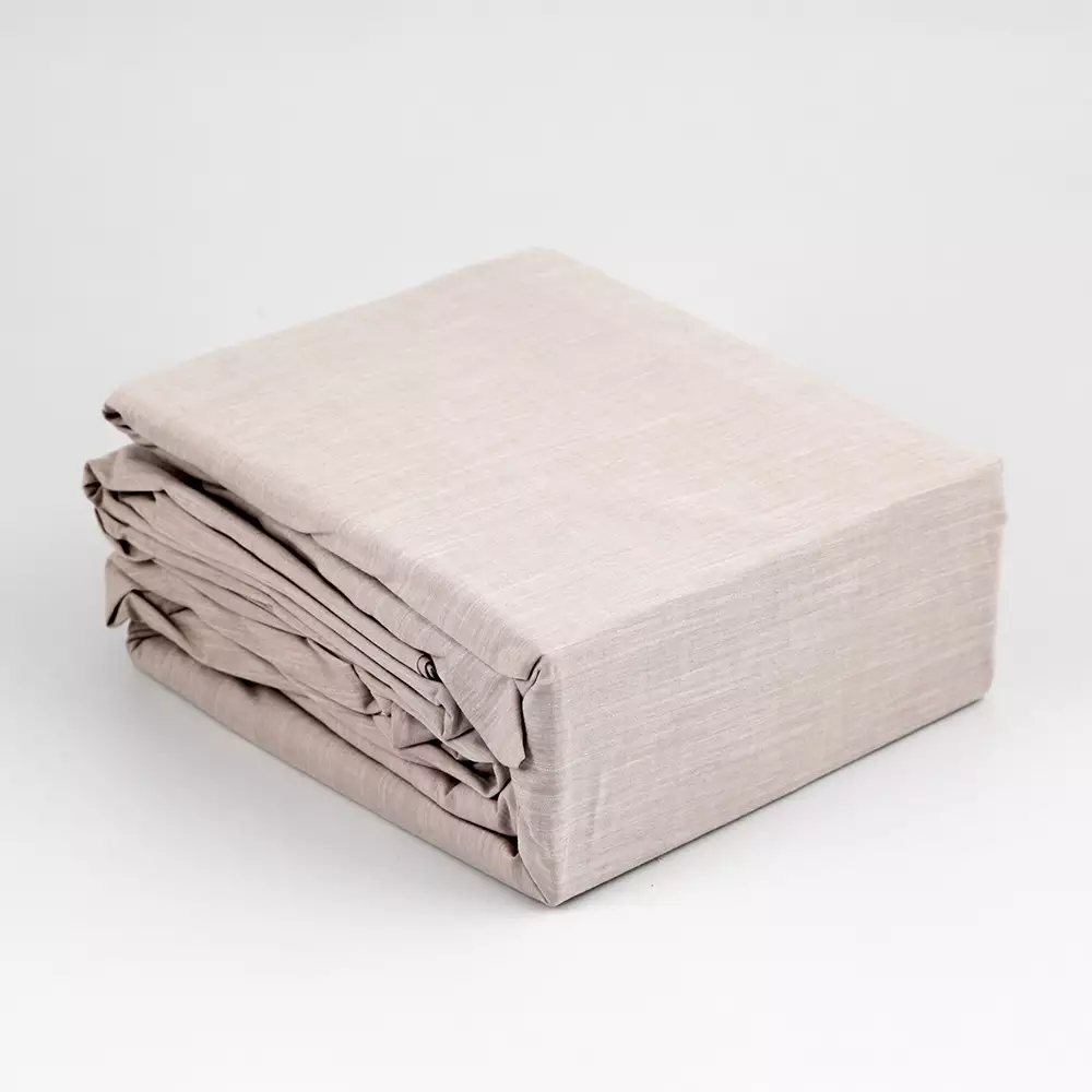 Juego De Duvet Expressions Queen 190X160Cm Beige 100% Algodon