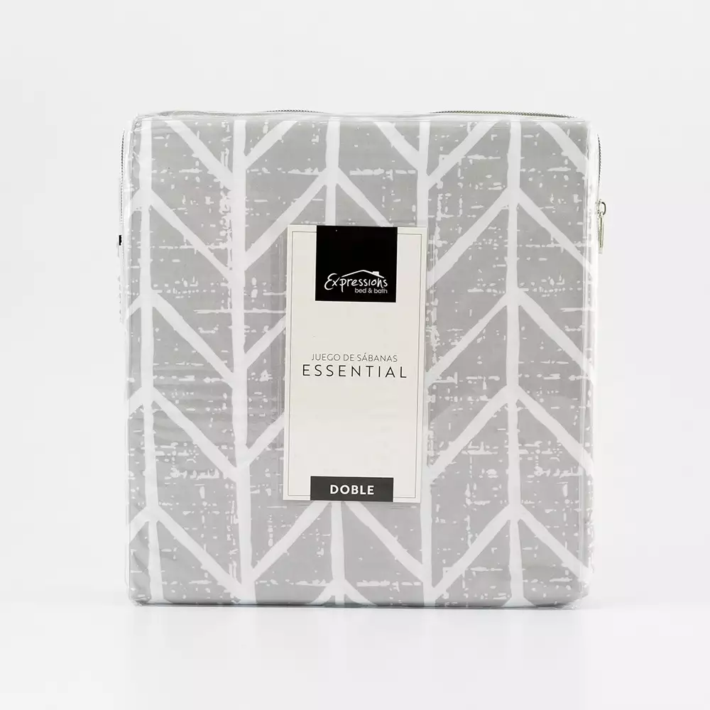 Juego De Sabana Expressions Classic Doble 190X140Cm 100% Polieste 1