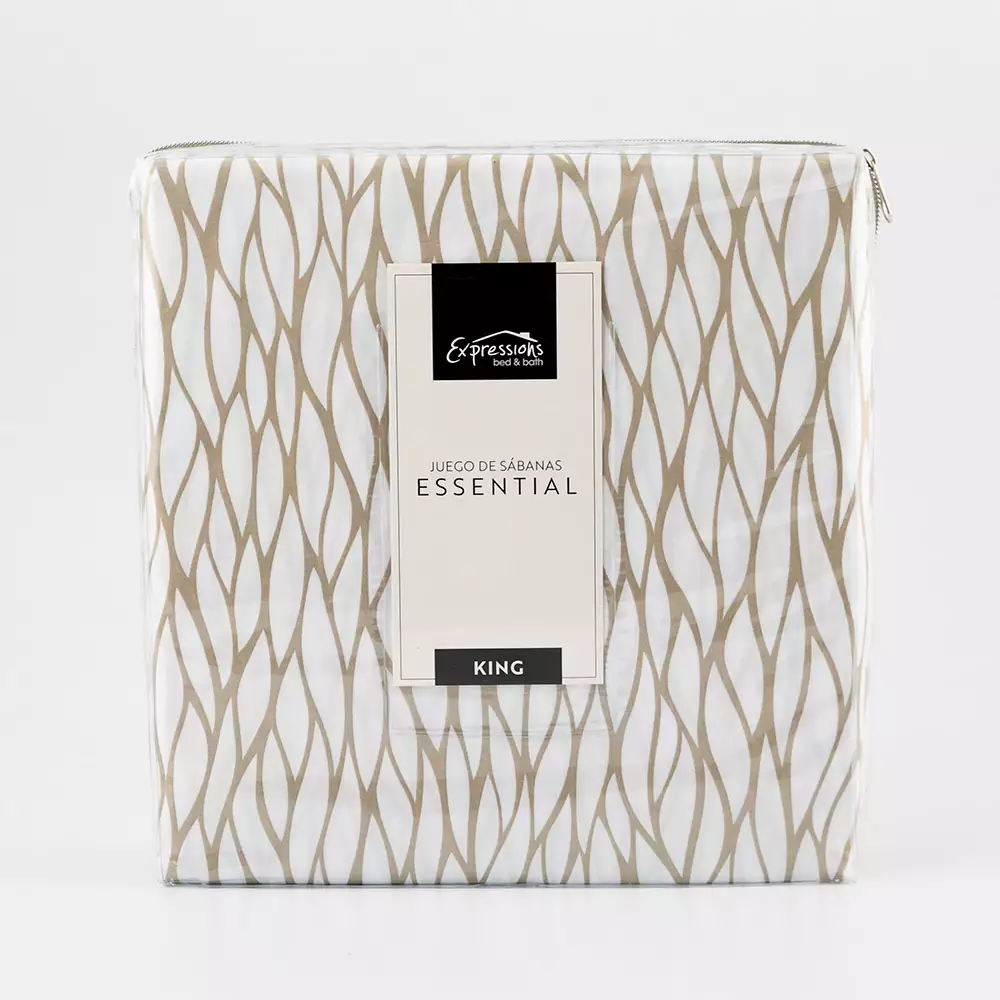 Juego De Sabana Expressions Classic King 200X200Cm 100% Poliester 2
