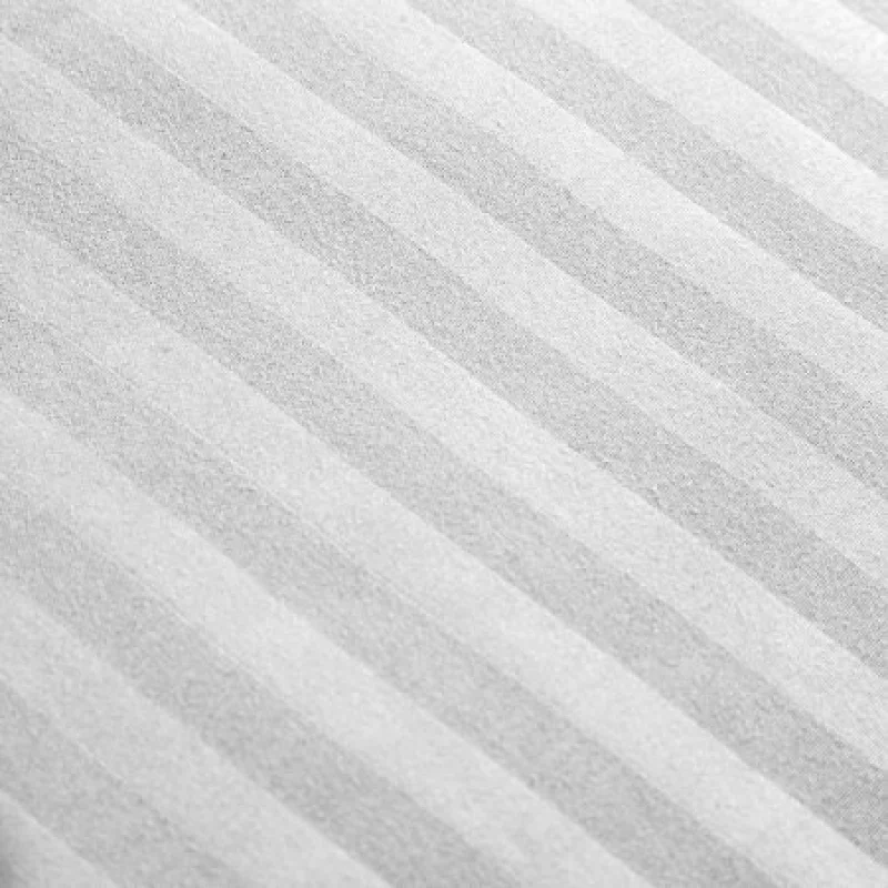 Juego de sábanas Doble Stripes Essential Ebb Micro Blanco
