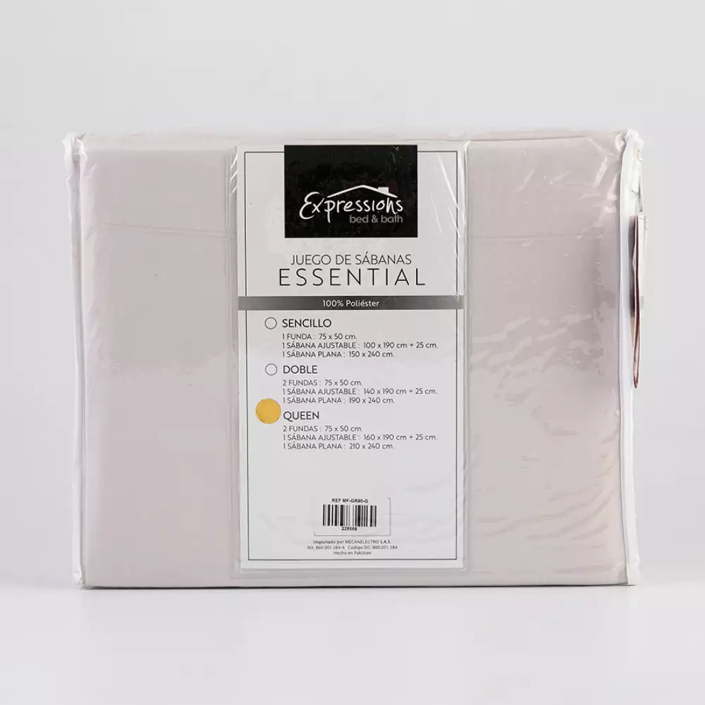 Juego De Sabanas Expressions Mf-Gr90-Q Queen 210X240X2Cm Queen