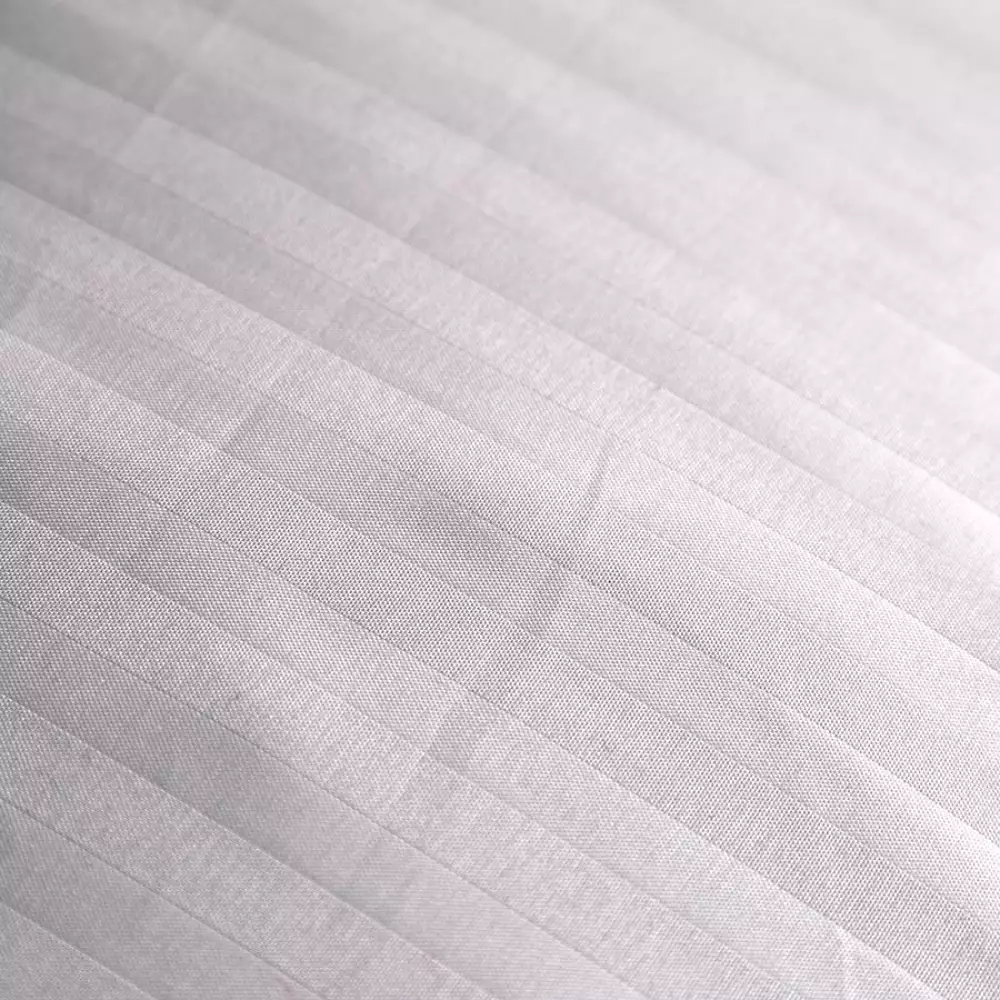 Juego De Sabanas Expressions Rayas Sateen King 190X200Cm Blanco