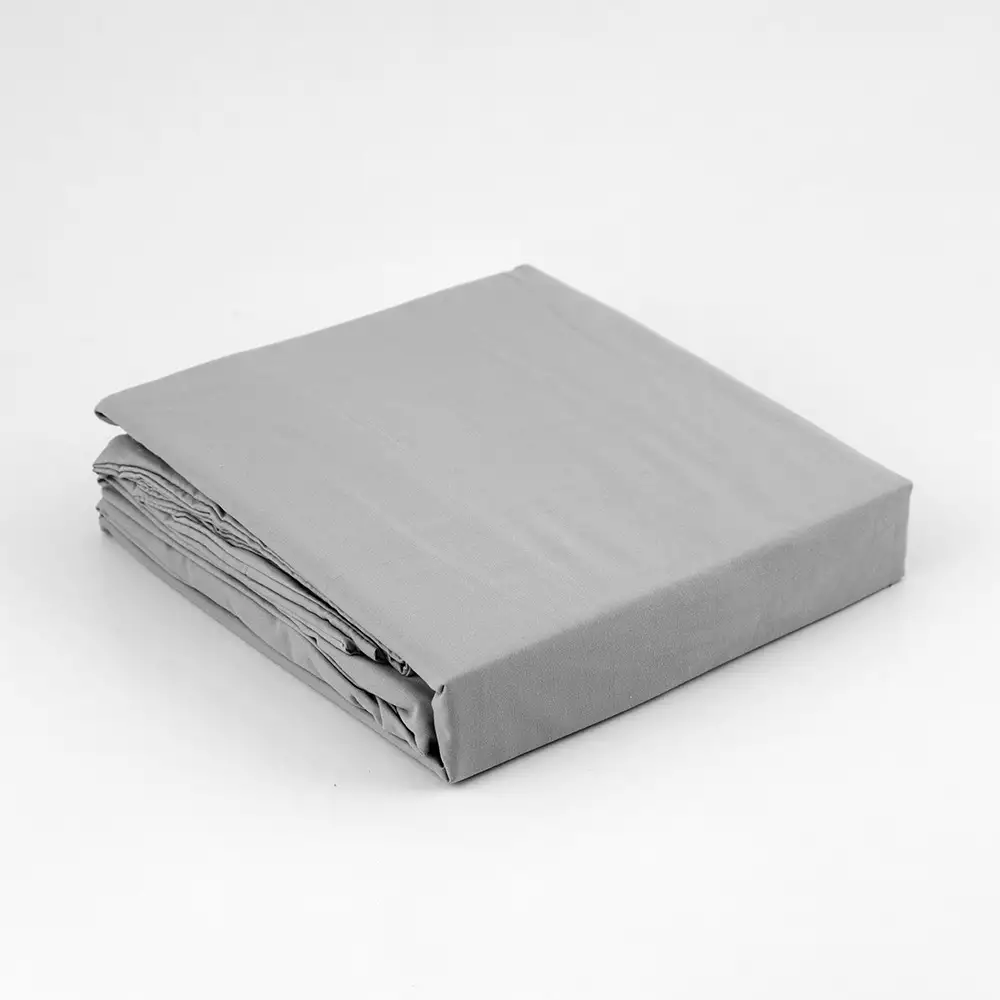 Juego De Sabanas Expressions Semidoble 190X120Cm Gris Oscuro 100%