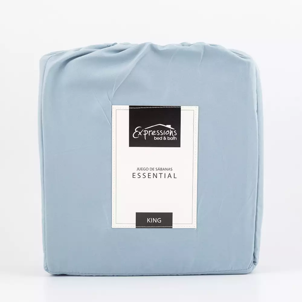 Juego De Sabanas Expressions Sskmslla Basana 270X240Cm King Azul