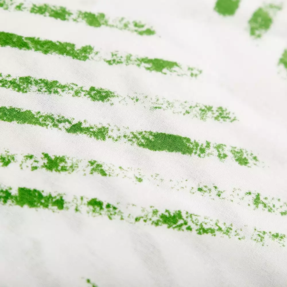 Juego Sabanas Expressions Geometric 150H Queen Verde 100% Algodon