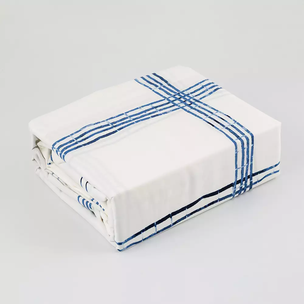 Juego Sabanas Expressions Montana 180H Queen Blanco 100% Algodon