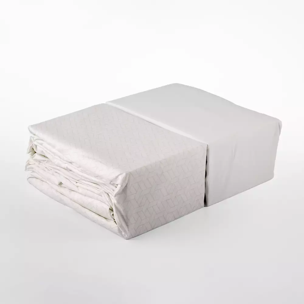 Juego Sabanas Expressions Set Basic King Blanco 2 Ud 100% Poliest