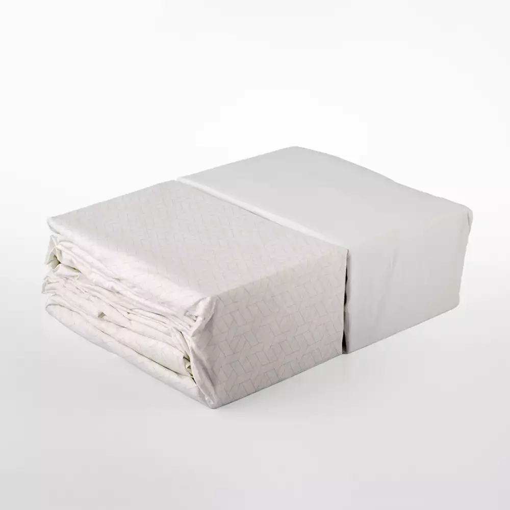 Juego Sabanas Expressions Set Basic Queen Blanco 2 Ud 100% Polies