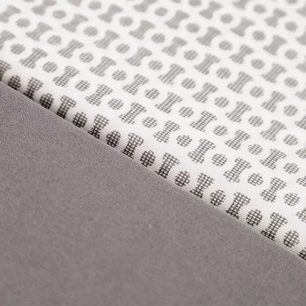 Juego Sabanas Expressions Set Basic Sencillo Gris 2 Ud 100% Polie