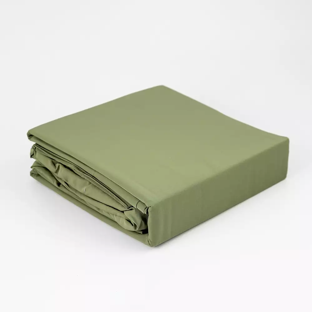 Juegos Sabana Expressions Doble 190X140Cm Verde 100% Algodon