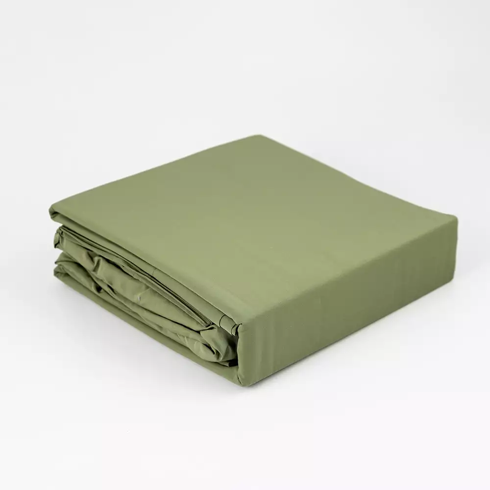 Juegos Sabana Expressions Queen 190X160Cm Verde 100% Algodon