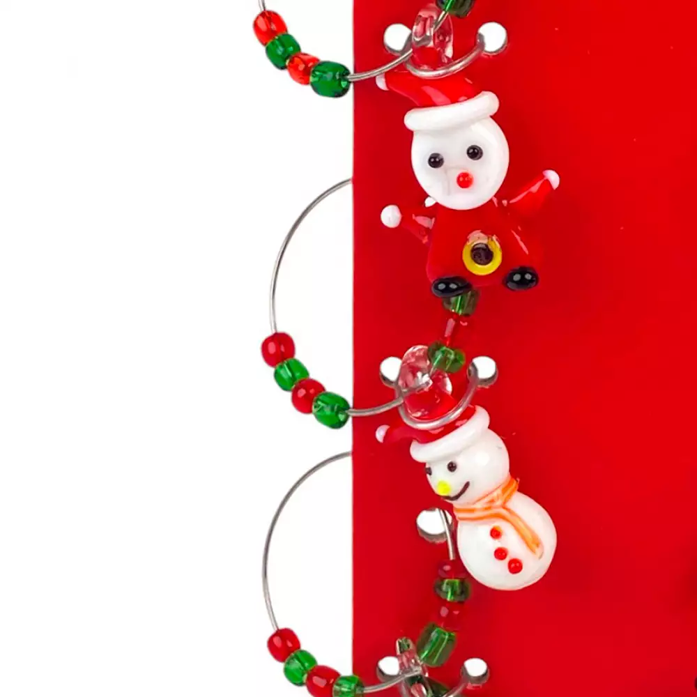 Kit Identificador Santini Copas 6X2Cm 6 Pz Acero Inoxidable 180-0