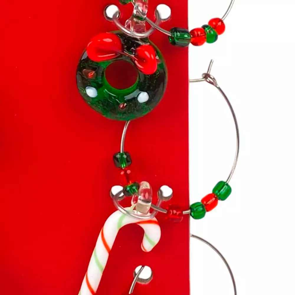 Kit Identificador Santini Copas 6X2Cm 6 Pz Acero Inoxidable 180-0