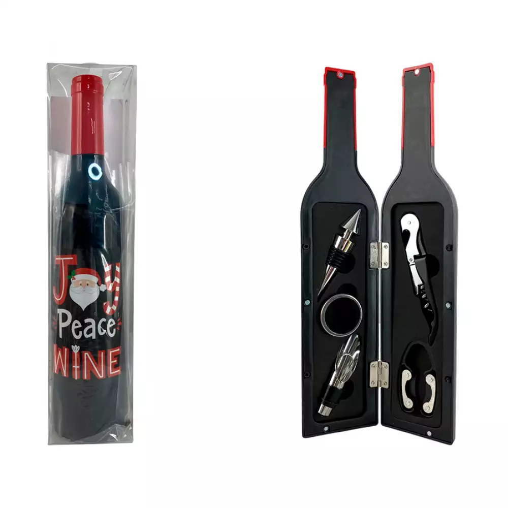 Kit Para Vino Santini 7X32Cm 5 Pz Acero 180-0300037