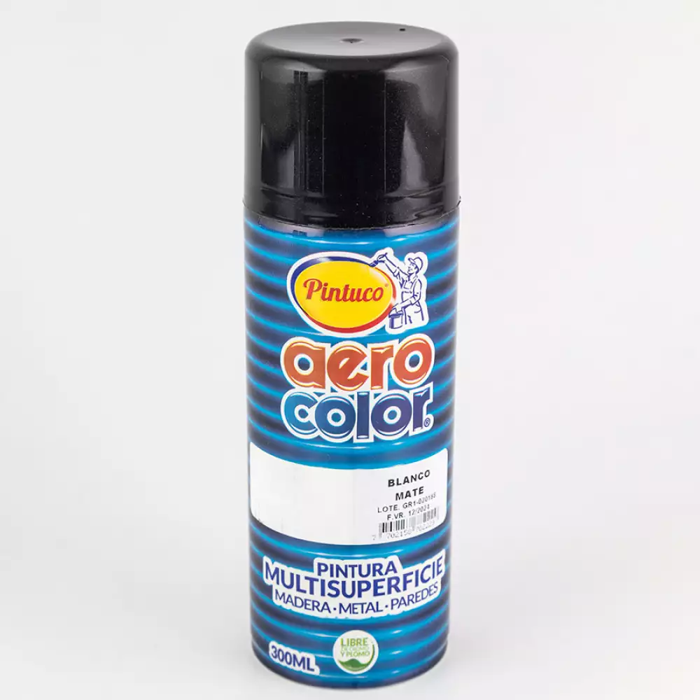 Laca aerocolor 10283196 aerosol blanco mate 300ml
