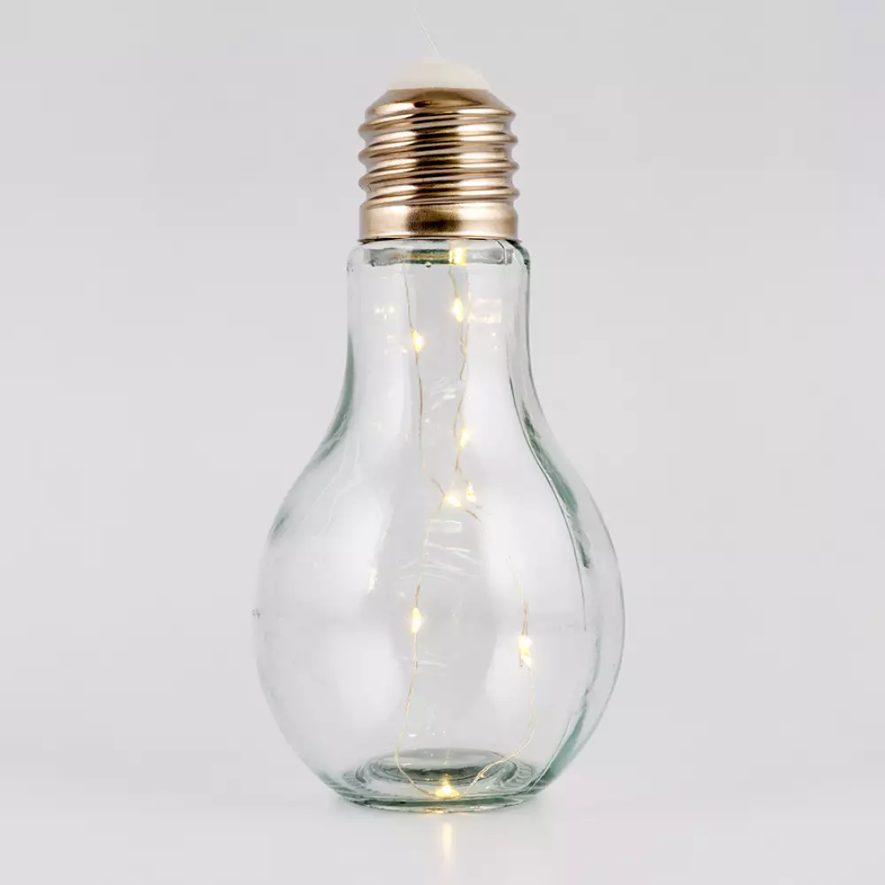 Lampara De Mesa Eleganza Una Luz 20X10Cm 40 W Metal 30% Textil