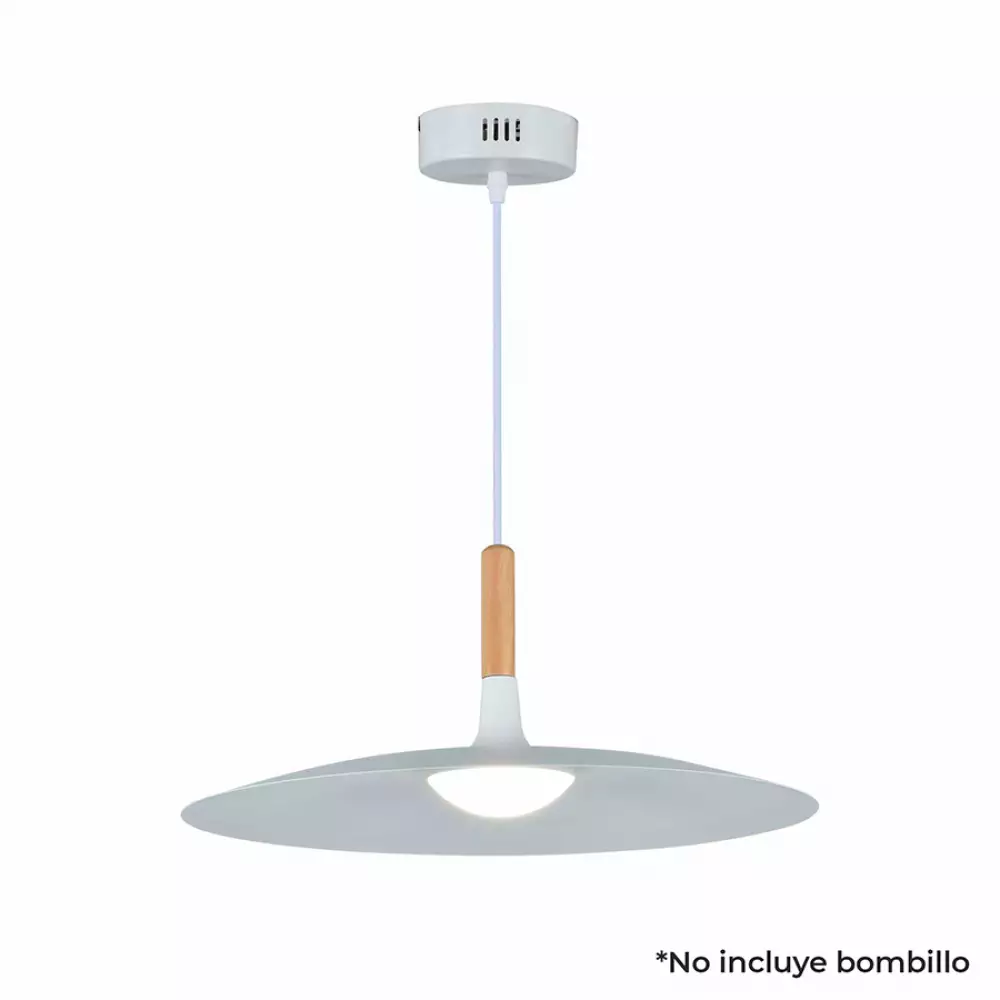 Lampara De Techo Lienxo Artis 24X46Cm Blanco 40 W Metal 20% Te