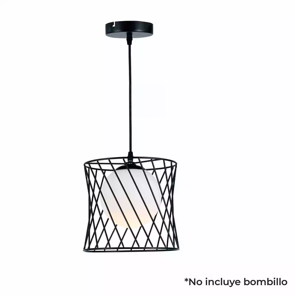 Lampara De Techo Lienxo Regina 42X26Cm Blanco 40 W Metal 20% T