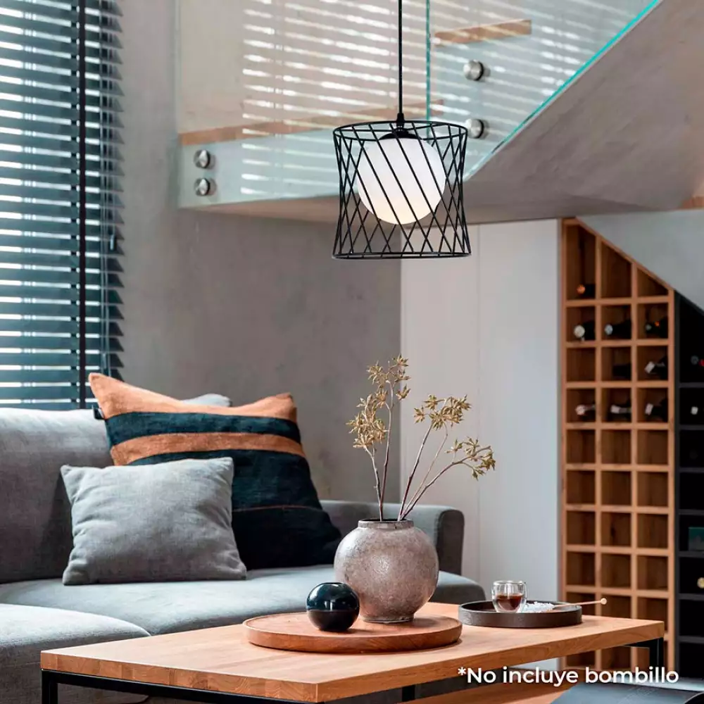 Lampara De Techo Lienxo Regina 42X26Cm Blanco 40 W Metal 20% T