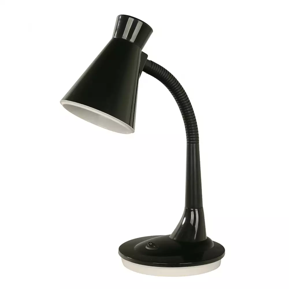 Lámpara Escritorio Negro 1L E27 11W