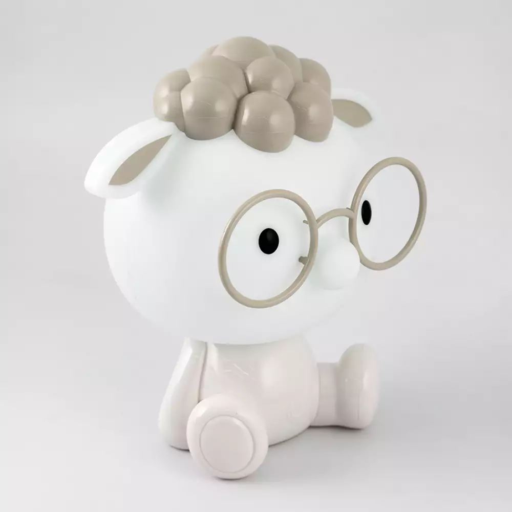 Lampara Mesa Infanti Ikelite Oveja 19X28Cm Blanco 2 W 100% Plas