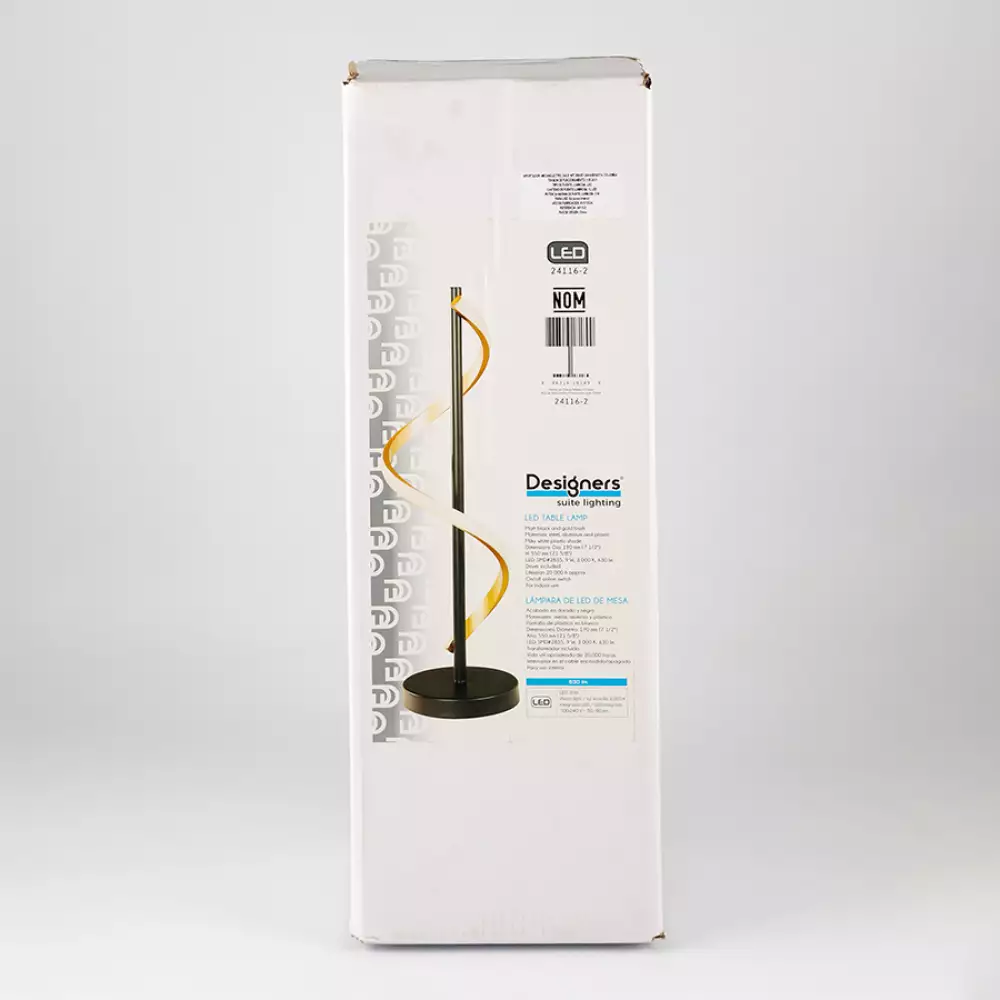 Lampara Piso Designers Lighting - Suite 19X55Cm Dorado 9 W 80