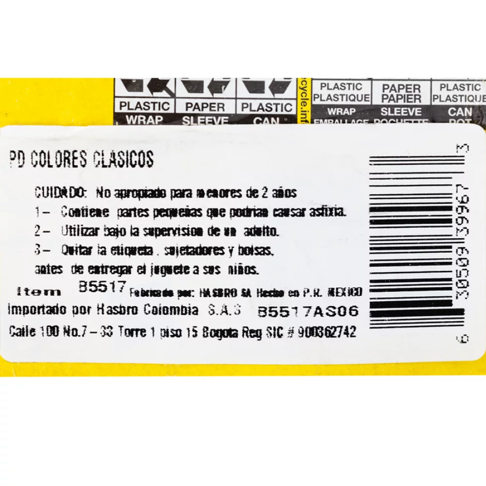 Lata Play Doh Set 4 Ud B5517