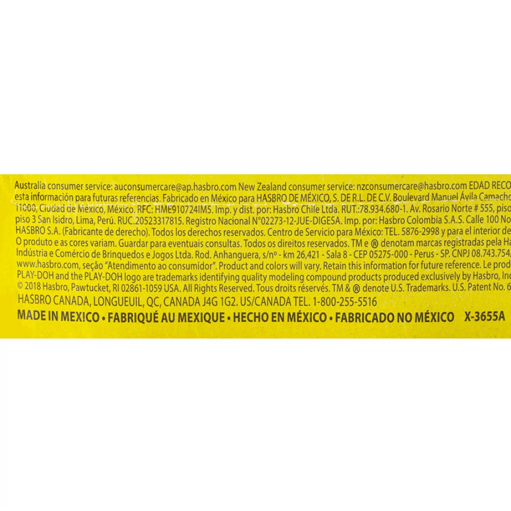 Lata Play Doh Set 4 Ud B5517