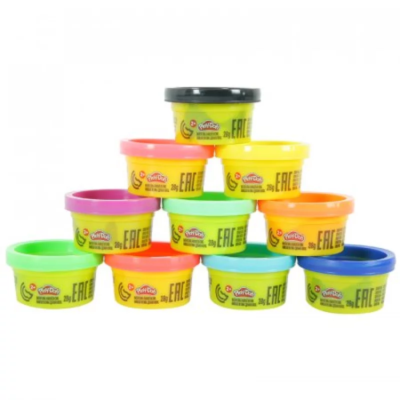 Latas Mini Play Doh Empaque Fiesta 10 Pz 22037