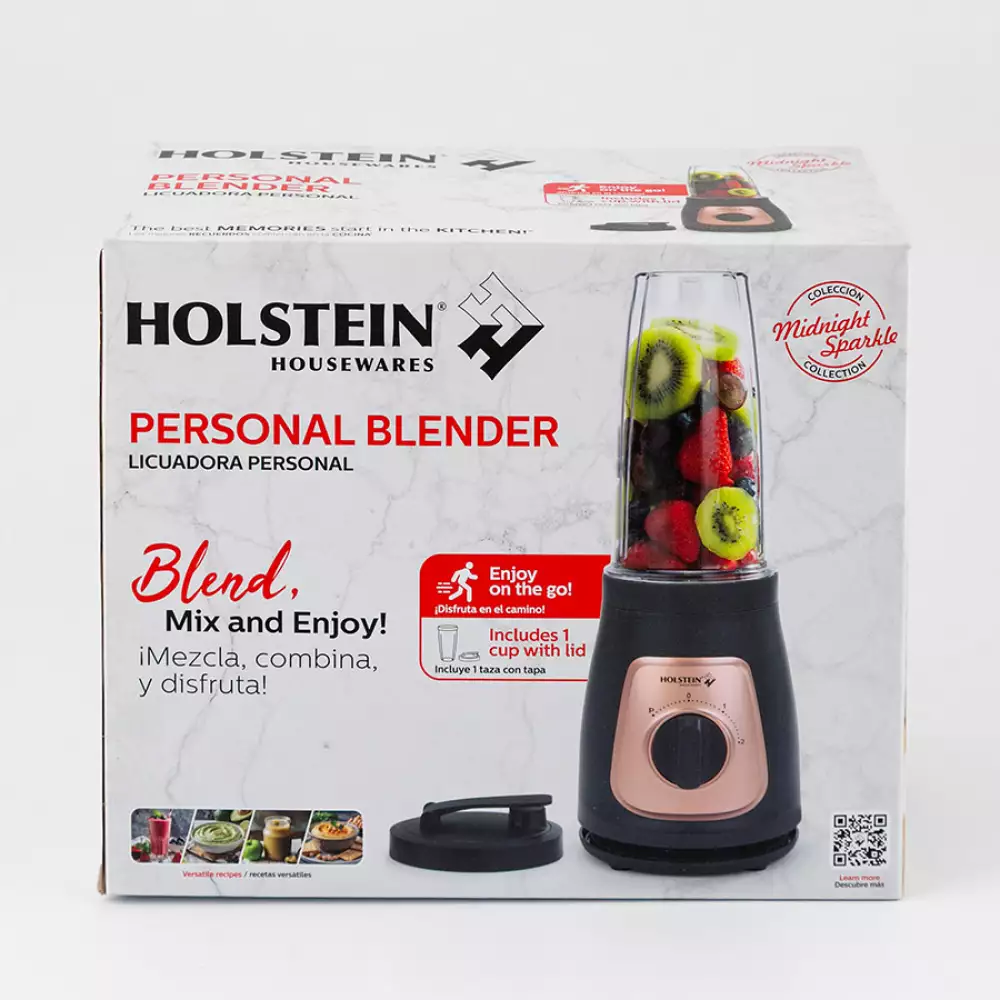 Licuadora Holstein Personal 750 Ml 300 W 100% Vaso Plastico